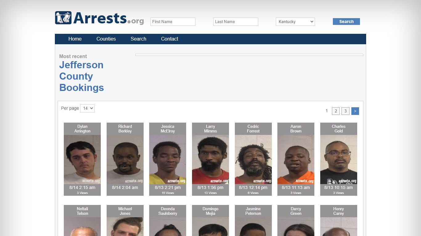 Jefferson County Arrests and Inmate Search